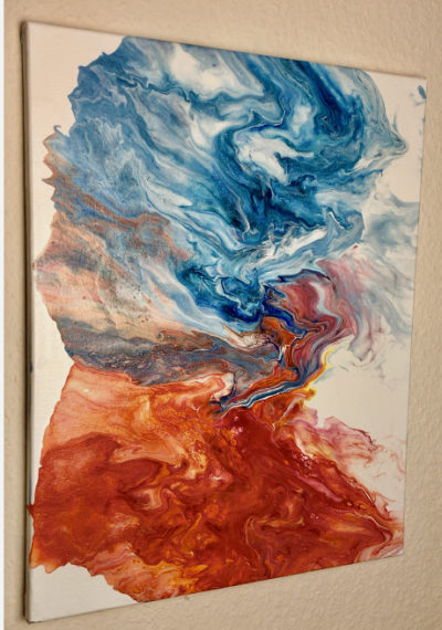 Feuer und Eis 40x50cm