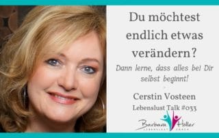 Lebenslust Talk Cerstin Vosteen