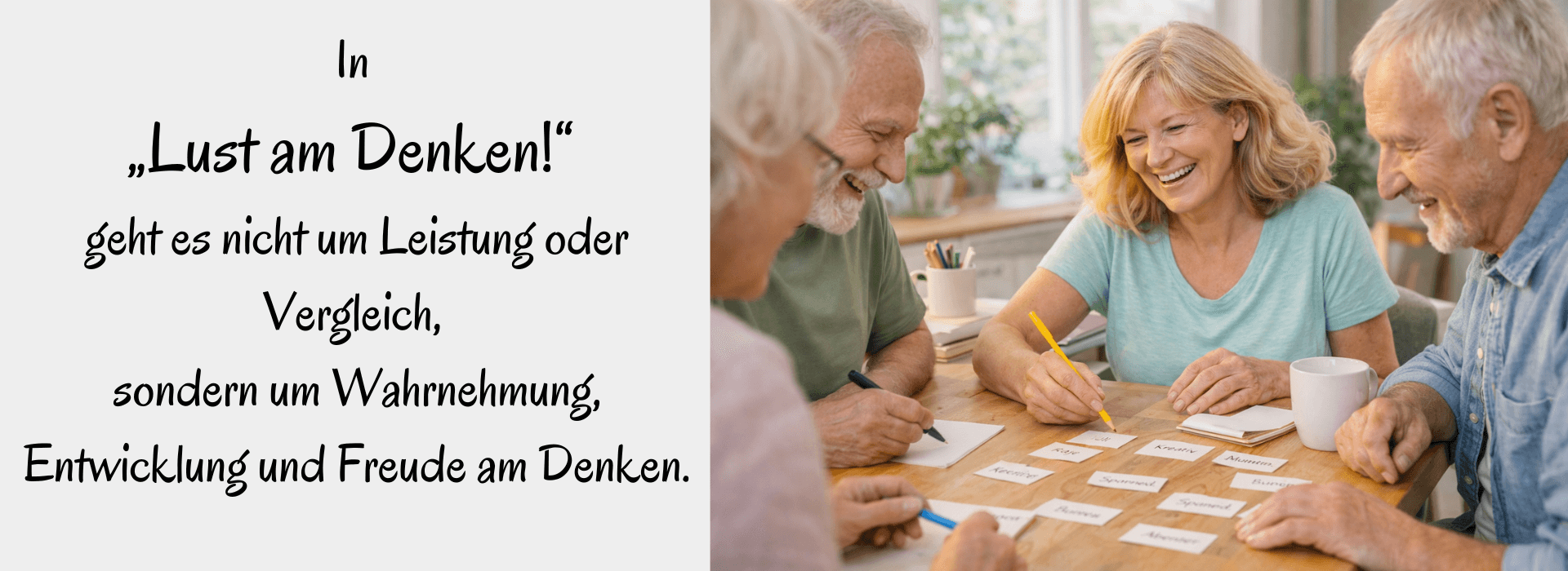 Lust am Denken Onlinekurs Gedächtnistraining